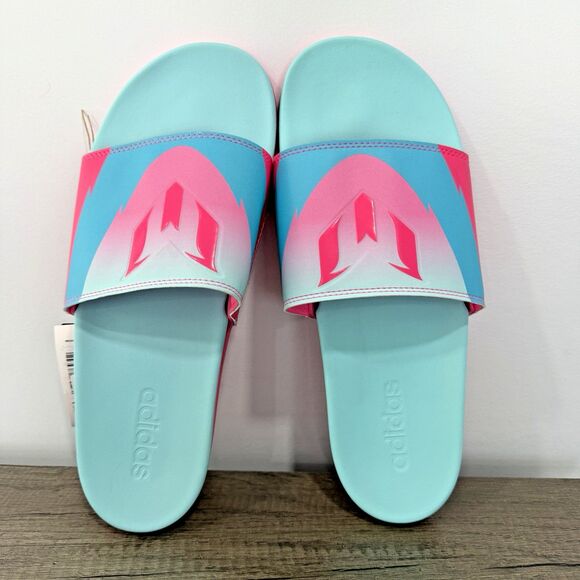 New Adidas Adilette Comfort Messi Slides JR6326 Men’s Size 10 main image 7